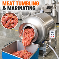 Tumbler à vide industriel pour la transformation de la viande de volaille et de porc