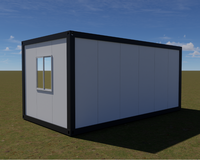 Casa Prefabricada Modular de 20 pies/40 pies, Oficina, Hotel, Casa Prefabricada Pequeña, Móvil, Desmontable, Tipo Contenedor