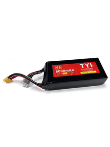 แบตเตอรี่โดรน FPV รุ่นมาตรฐาน 6S 6000mah 22.2V  ความเร็วการคายประจุสูง แบตเตอรี่ลิเธียมไอออน ลิโพ - Product Image 2