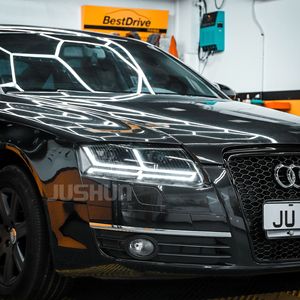 Ensemble de phares Jushun Audi A6L LED Bi-Xénon avec feux de jour 15000 Lm, version base argent et noir - Product Image 2