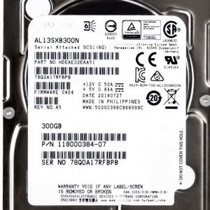 005048786 005048956 005048875 Dexx Exx 300GB 15K 3.5นิ้ว 3G Serial Attached SCSI SAS โซลิดสเตทไดรฟ์ สำหรับองค์กร (Enterprise SSD) สำหรับเซิร์ฟเวอร์ - Product Image 4