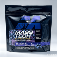 MOQ 100 pièces – Sachet refermable personnalisé en Mylar pour protéines de lactosérum, gainers de masse, suppléments sportifs en poudre – Logo personnalisé