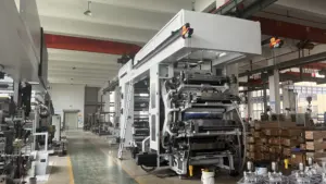 Qiangtuo Automation tamburo centrale di vendita caldo 8 colori Flexo Press macchina da stampa flessografica ad alta velocità con