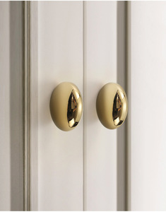 Light Luxury All-Copper Wardrobe Handles Solid Brass with Gold Silver Finish for Kitchen Cabinets <strong>Drawers</strong> Cabinet Door Handles - Product Image 5