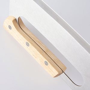 Couvre-couteau à pizza en plastique à glissière ondulée rose, ensemble élégant avec logo, plateau orange et scie électrique de qualité supérieure - Product Image 4