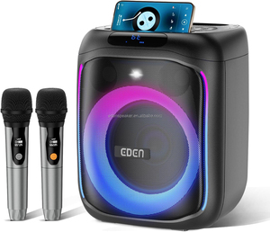 6 Inch Stereo Portable Professional Wireless BT Big <strong>Speakers</strong> Outdoor <strong>Dj</strong> <strong>bluetooth</strong> Party <strong>Speaker</strong> With LED Light - Product Image 1