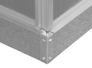 Petites mini serres de jardin commerciales en polycarbonate à cadre à faible coût - Product Image 6