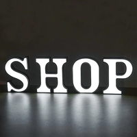 Enseigne lumineuse LED Daco pour crème glacée, conception gratuite, OEM/ODM, décoration publicitaire, bandes LED rétroéclairées, écoles, personnalisable, IP65