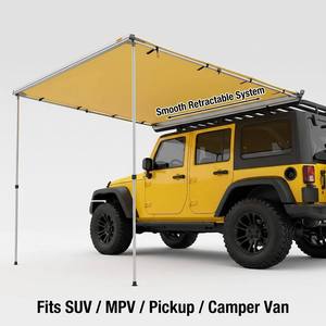 Toldo lateral retráctil para coche con carcasa de aluminio de grado aeroespacial. Toldo opaco UPF 50+. Impermeable. - Product Image 1