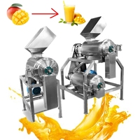 Fabrieksuitverkoop 304 RVS Aardbei Kiwi Saus Mango Pulper Machine 500-2000kg mango Klop- en pulpmachine