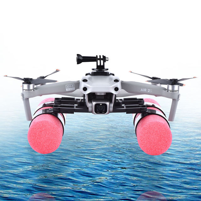 Latest Mini For Dji Mavic Air 2s Water Safety Landing Gear Plastic Float Kit Battery Power Drone Accessories For Drone