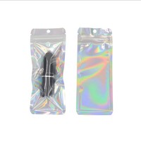 En plastique refermable ziplock laser hologramme poche de sac d'emballage pour la nourriture