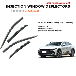 Déflecteurs de fenêtre latérale pare-pluie pour Toyota LC200 2008-2019 accessoires auto - Product Image 2