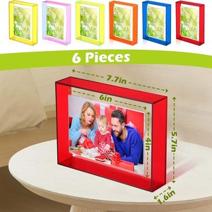 High Quality Factory Wholesale Clear Magnetic Acrylic Photo Frame Acrylic Photo Frame For Photo Display
