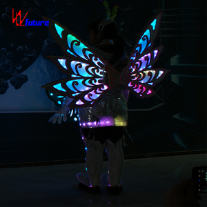 LED Isis luminose luminose ali luminose parco divertimenti LED gonna posteriore cremagliera <span class=keywords><strong>farfalla</strong></span> ala galleggiante <span class=keywords><strong>Costume</strong></span> da parata - Product Image 6