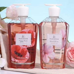 Gel de Ducha Corporal Floral de 800 ml con Pétalos de Rosa, Limpiador Corporal Blanqueador, Gel de Baño con Fragancia a Rosa para el Hogar - Product Image 2