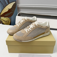 Chaussures de marche décontractées pour hommes, respirantes, en maille tricotée, à lacets, légères, à semelle souple, style italien, luxe original