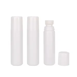 High Quality Factory Supply 75 100 Ml Empty PE Plastic Bottle With Sponge Head Bristle Brush Applicator For Liquid Shoe Cleaner
