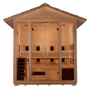 Yeni stil evler Sauna buhar taşınabilir kızılötesi ev