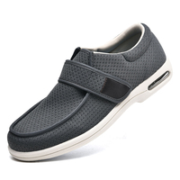 Nouvelles chaussures confortables à fermeture auto-agrippante de haute qualité pour hommes âgés, personnalisables pour hôpitaux aux États-Unis, mocassins médicaux souples, grandes tailles US13.5, vente chaude