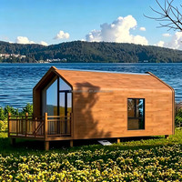 Cabaña Modular Biomimética Impermeable de Fábrica, Hotel Ecológico de Lujo, Casa Contenedor Prefabricada