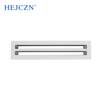 Ventilation et évacuation d'air en aluminium Climatiseur de plafond Grille d'évacuation murale Grille d'aération linéaire amovible