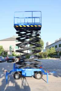 Plate-forme élévatrice mobile de 4 à 18m Plate-forme élévatrice électrique hydraulique à ciseaux automotrice Construction Plate-forme élévatrice mobile de 18m - Product Image 2