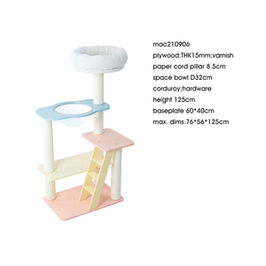 Árbol para Gatos Multifuncional de Alta Calidad con Cama Acogedora, Postes para Rascar y Plataformas de Juego para Gatos de Cualquier Tamaño, Venta al Por Mayor - Product Image 4