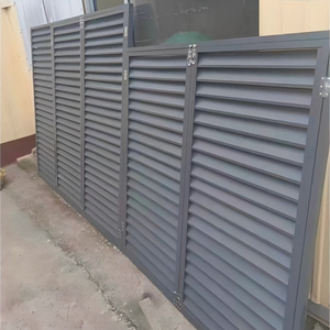 Cửa sổ nhôm và cửa ra vào Rèm màu Cửa Chớp accordion cửa chớp bão ứng dụng bên ngoài - Product Image 4