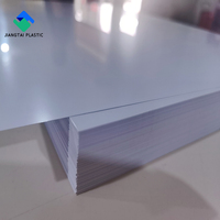 Feuille de PVC rigide blanc brillant opaque Jiangtai pour impression sérigraphique publicitaire, résistante aux UV, découpe, 100 % matière vierge