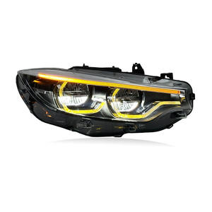 Accessori Auto, Fari Laser per <span class=keywords><strong>BMW</strong></span> <span class=keywords><strong>Serie</strong></span> 4 F32 F33 F36, F80 M3, F82 M4, Fari LED con Tripla Luce Diurna Bianca, Gialla e Rossa - Product Image 5