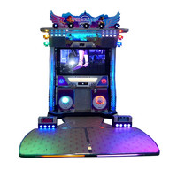 Simulateur Machine à danser 55 pouces écran LED Console de jeu vidéo musical Double 2 joueurs Machine à danser Arcade