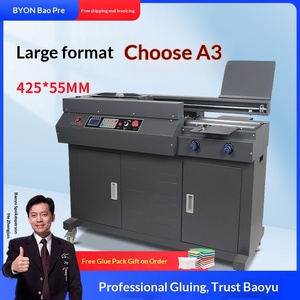 Machine à relier automatique sans fil à colle thermofusible BYON H-A3 - Grande capacité pour le bureau, la photo, la <span class=keywords><strong>reliure</strong></span> de livres <span class=keywords><strong>et</strong></span> de thèses - Product Image 2