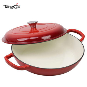 Juegos de utensilios de cocina de hierro fundido de gran tamaño con bajo MOQ, ollas holandesas y <span class=keywords><strong>sartenes</strong></span> populares <span class=keywords><strong>entre</strong></span> mayoristas mundiales - Product Image 5