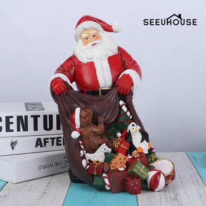 <span class=keywords><strong>Scultura</strong></span> Artigianale di Lusso Leggero per la Casa, Decorazione Natalizia in Resina a Forma di Babbo Natale, Popolare nel <span class=keywords><strong>2022</strong></span>, per il Commercio Transfrontaliero - Product Image 3