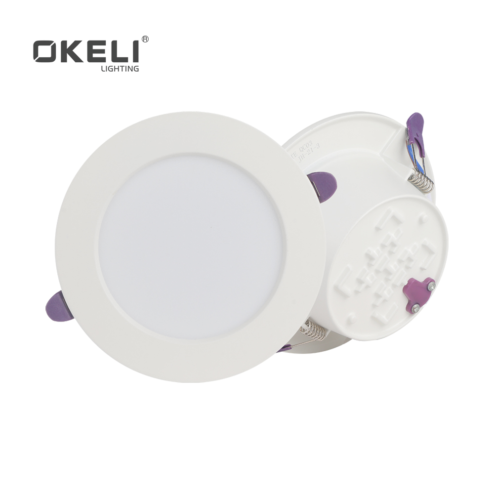 OKELI Ceiling Recessed Mounted Downlight Round 7w 12w 18w 24w Indoor LED Lamp