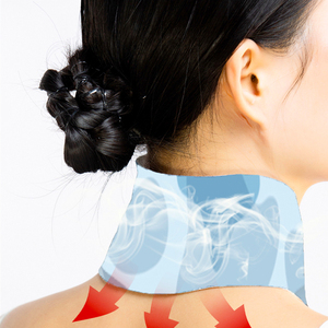 자궁 경부 통증 완화를위한 Qiai 증기가있는 따뜻한 자체 가열 쑥 목 패치 2 년 유통 기한 - Product Image 1