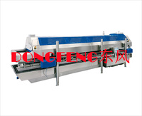 Machine de congélation à l'azote liquide de type tunnel, de fabrication chinoise, avec une plage de température de -150°C à 0°C pour la transformation alimentaire