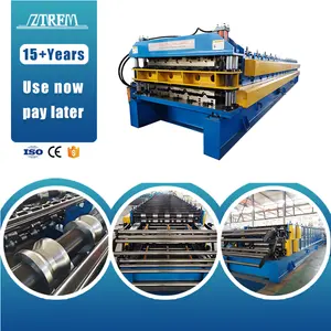 ZTRFM Double Layer With Ibr Roof Sheet Making Machine Automatic Double Deck Roof Sheet Roll Forming Machine
