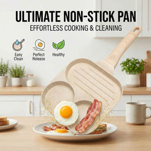 <span class=keywords><strong>กระทะ</strong></span>อลูมิเนียมเคลือบสารกันติด E-Top 3 ช่อง สำหรับทำไข่เจียว แพนเค้ก ใช้ได้กับเตาแก๊สและเตาแม่เหล็กไฟฟ้า - Product Image 3