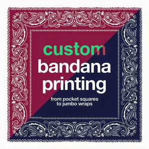 Foulard Paisley, Bandanas classiques western, Grand mouchoir, Bandana classique western - Product Image 5