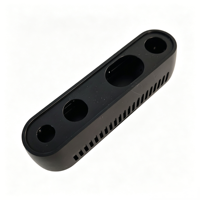 Boîtier de caméra en aluminium 6061 sur mesure OEM, usiné avec précision par CNC, style Microsoft, anodisé noir, pour caméra électronique