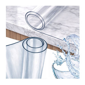 โบจานเนก ผ้าปูโต๊ะพีวีซีใส ป้องกันรอยขีดข่วน กันลื่น ด้านล่างหนา 1 มม. โปร่งใส ป้องกันสำหรับห้องรับประทานอาหาร สำนักงาน - Product Image 1