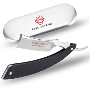 Navaja de Afeitar Recta de Seguridad W59 para Hombre, de Acero con Alto Contenido de Carbono Gold Dollar, Cuchillo de Afeitar Plegable, Soporte para Navaja de Acero Inoxidable - Product Image 6