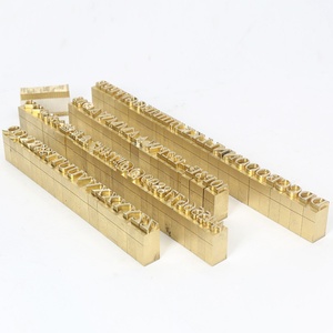 Letras Flexibles Tipo T para Estampado en Caliente, Molde de Grabado CNC, Personalización RCIDOS, Números/Alfabeto/Caracteres Hebreos de Latón - Product Image 5