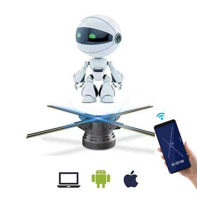 Cloud Mall Olograma High Resolution 56cm Cloud Control Splicing Wifi Holographic Display Led Holograma 3d Hologram