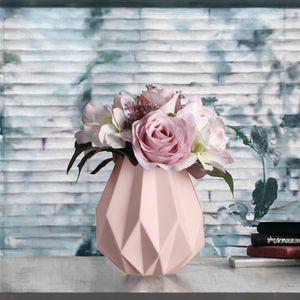 Jarrón de Cerámica Moderno, Ecológico, Minimalista, con Diseño de Origami, Esmaltado, Hecho a Mano, para Sala de Estar, Año Nuevo Chino - Product Image 3