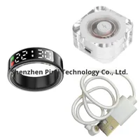 Nuevo Anillo Inteligente de Acero 2026 con Pantalla Táctil, Control Remoto para TikTok, Pasador de Páginas de Libros Electrónicos, Monitor de Ritmo Cardíaco y Sueño para Hombres y Mujeres SR08