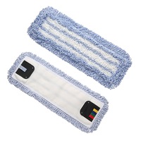 Almohadilla de microfibra Superfina, fábrica de limpieza en seco y húmedo, segura en todas las superficies, limpieza de fregona plana