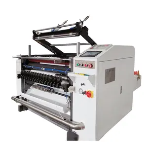 Automatic Tension Control 80mm*80mm Thermal Paper Rolls Rewinding Machine Fax Paper Computer Bill Tax Paper Slitting Rewinder